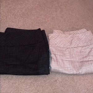 Lot of 2 Express plaid crops